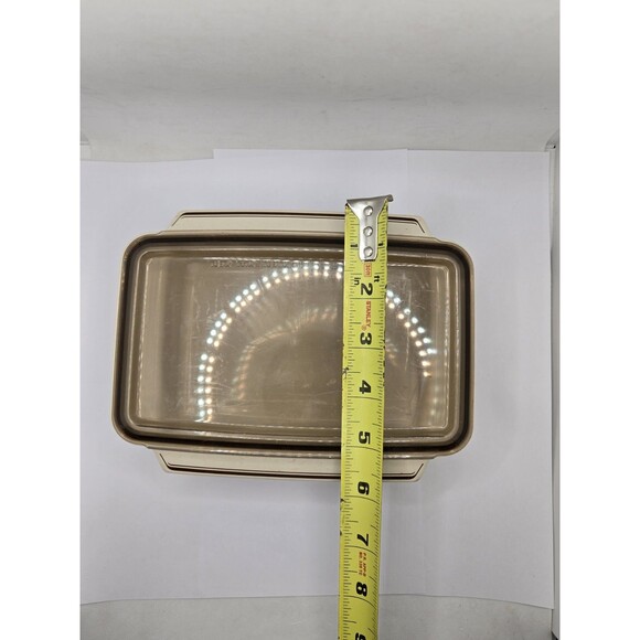 Vintage Litton Ware Conventional Oven Microwave Lidded Cookware 2 set 2 W… - Picture 5 of 13